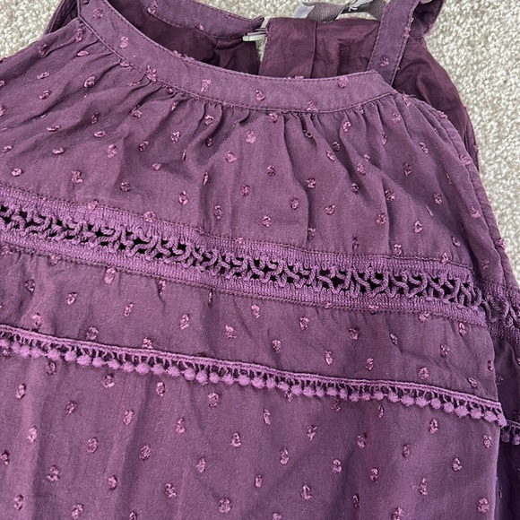 Loft purple halter dress - Picture 3 of 3